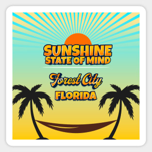 Forest City Florida - Sunshine State of Mind Sticker